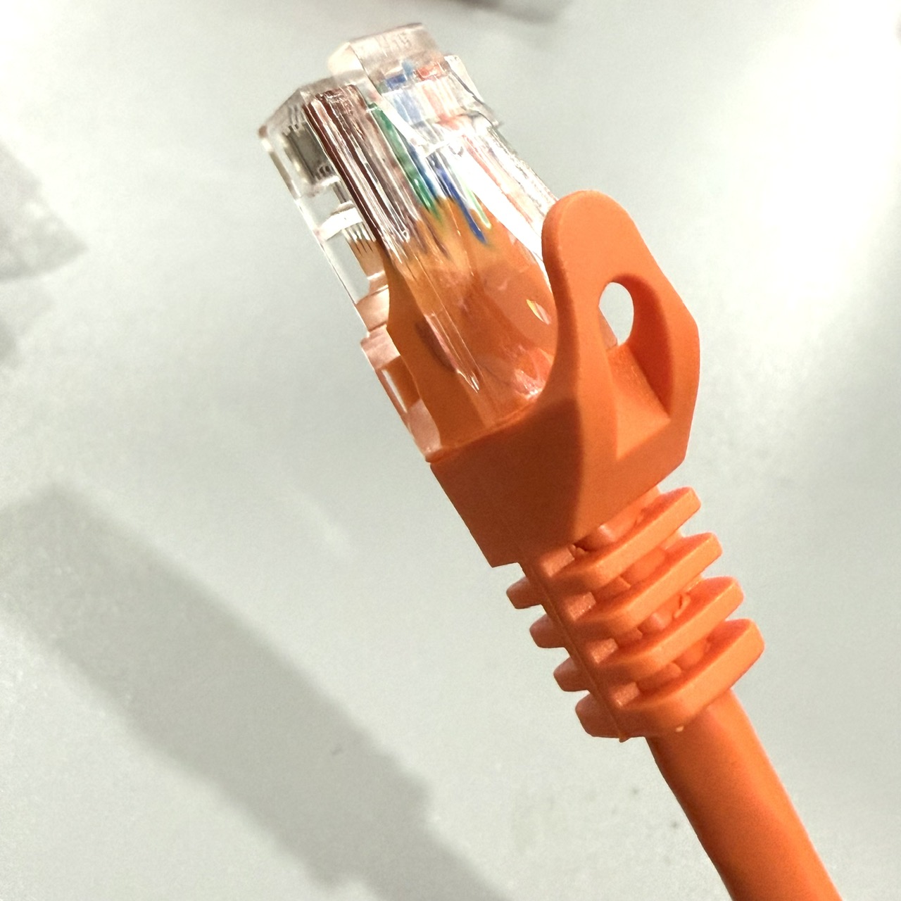 DÂY NHẢY PATCH CORD CAT6 UTP 0.2M lõi đồng 100% pass Fluke đầu đúc ACT-LAN-6002ORD 20CM