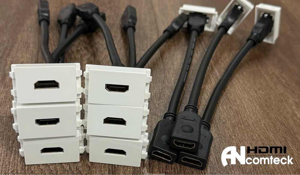 Sẵn kho Ổ cắm HDMI ACT-WH1080-L20, Ổ cắm USB ACT-U1080-L20 hãng Ancomteck Wide
