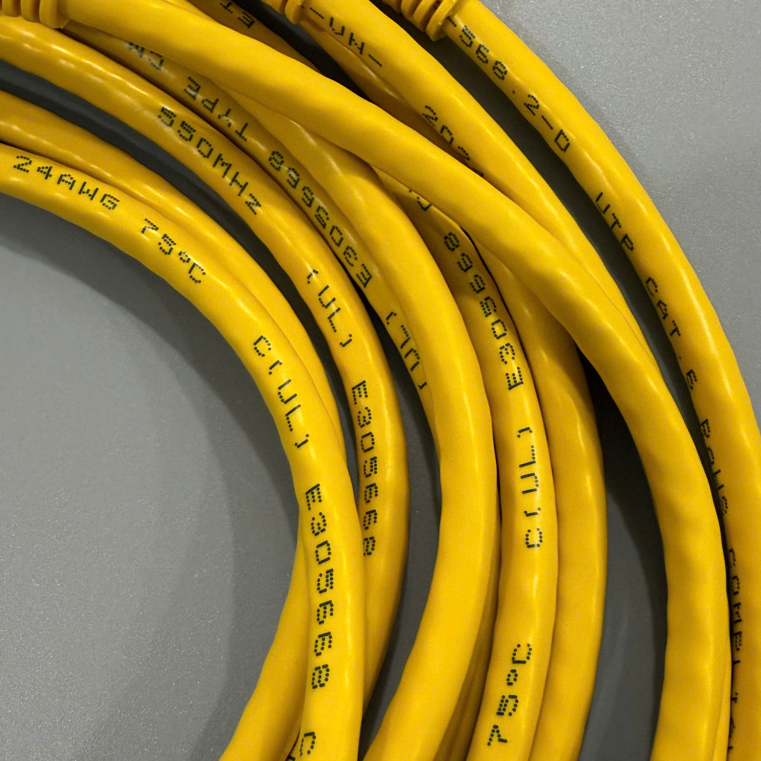 Dây nhảy patch cord 0.25m CAT6 màu vàng - lõi đồng 100%, pass Fluke: ACT-LAN6YL-25CM ANCOMTECK