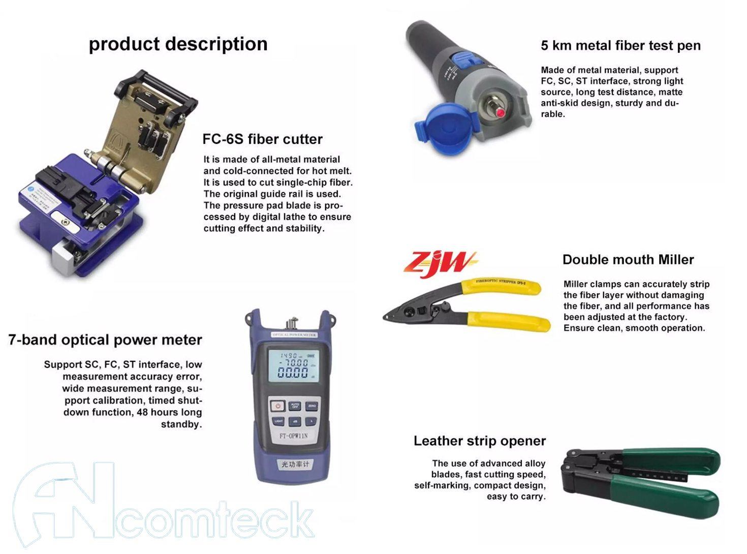 Bộ dụng cụ làm quang ACT- F506 ANCOMTECK