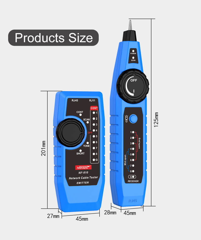 NF-810 Máy kiểm tra dò dây mạng, thay thế mã NF-806R