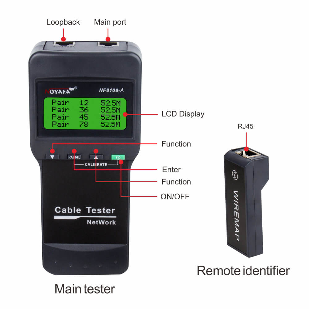 NF-8108-A Máy Kiểm Tra Cáp Mạng