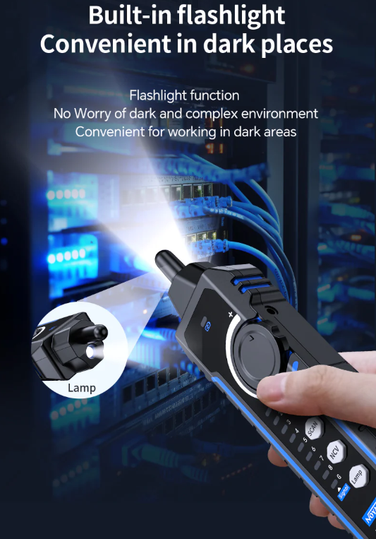 NF-8209PR - Máy dò và kiểm tra cáp mạng chuyên nghiệp