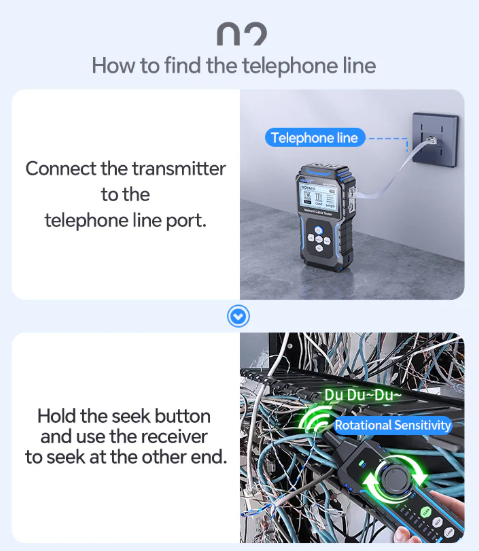 NF-8209PR - Máy dò và kiểm tra cáp mạng chuyên nghiệp