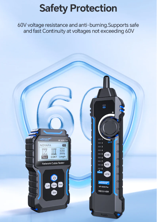 NF-8209PR - Máy dò và kiểm tra cáp mạng chuyên nghiệp
