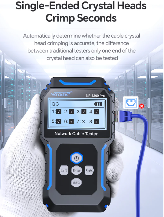NF-8209PR - Máy dò và kiểm tra cáp mạng chuyên nghiệp