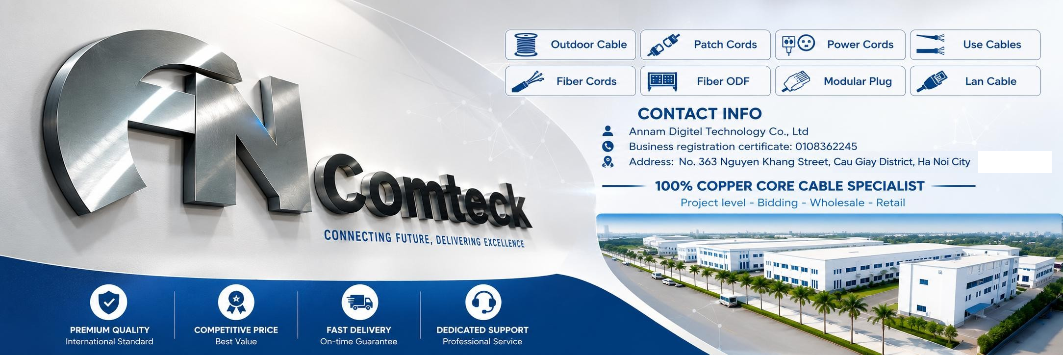 Dây Nhảy Cat5e-Cat6-Cat6A-Cat7-Cat8