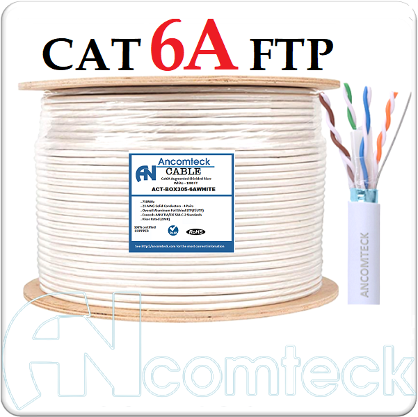 Đầu bấm mạng CAT6A chống nhiễu FTP, gồm 2 mảnh ghép lại, sử dụng cho cáp CAT6A mã ACT-F6AS-P100