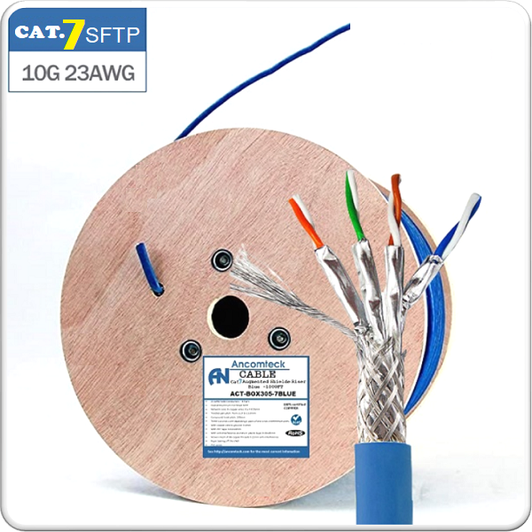 Đầu Nối Nhanh RJ45 Cat7 STP Chuyên Dụng, không cần tool nhấn, hiệu Ancomteck mã ACT-S7-UK