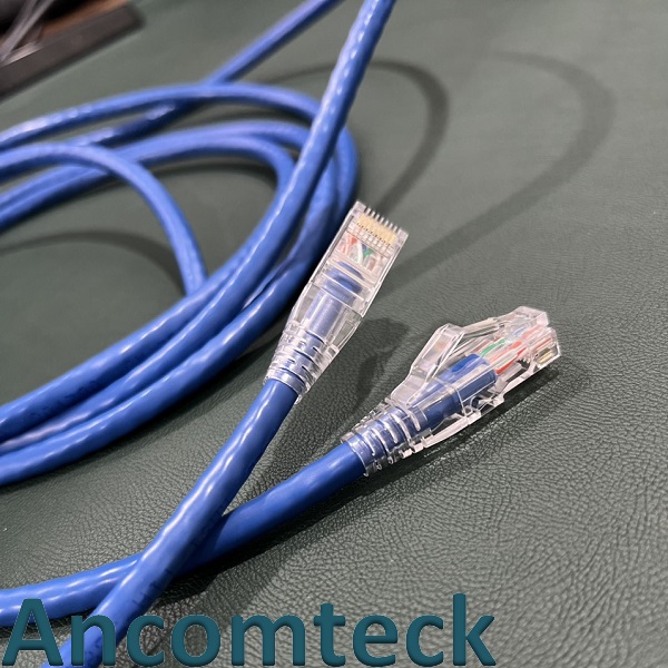 Dây nhảy patch cord CAT6 loại 1.2m ANCOMTECK - màu xanh: ACOM-C6BL004F
