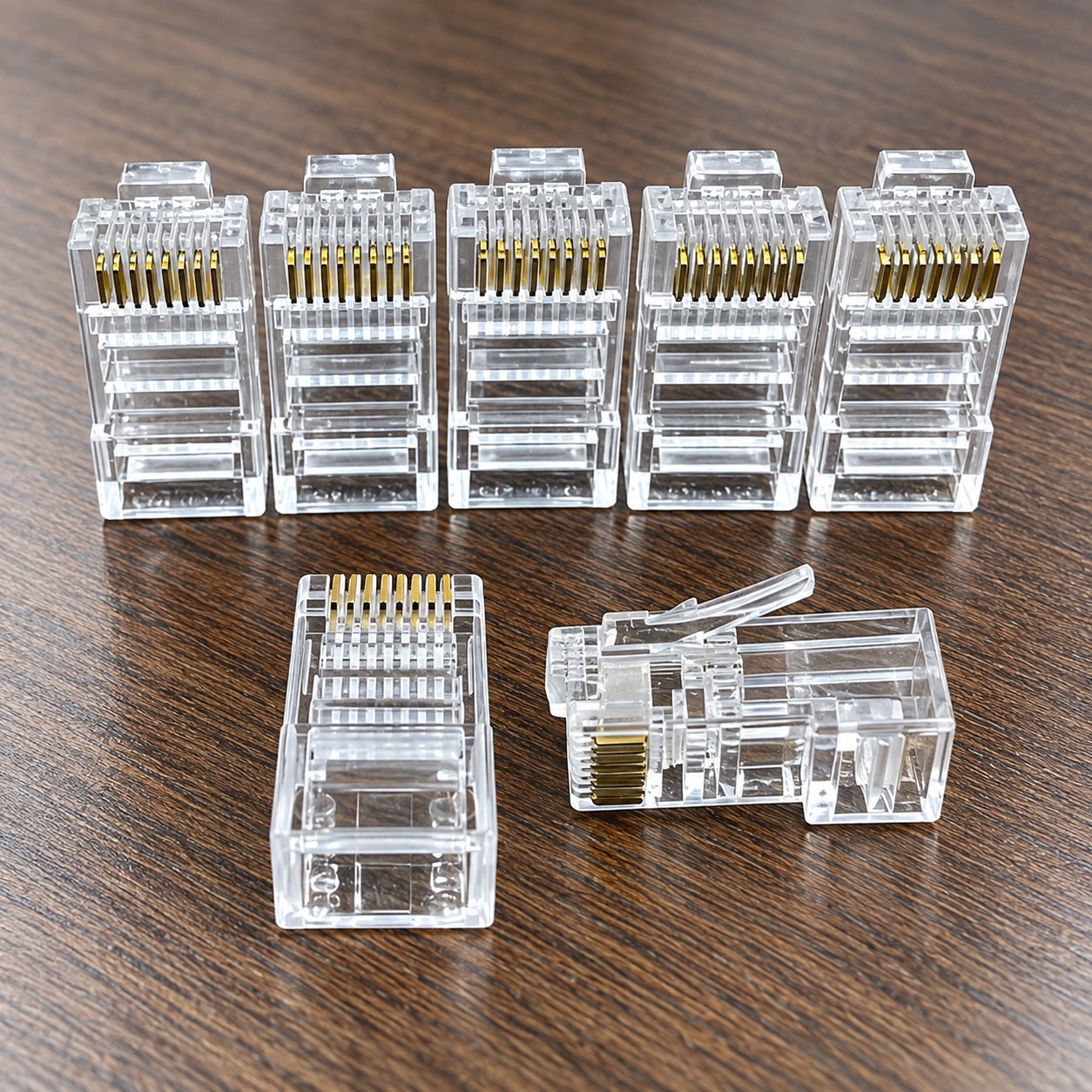Hạt mạng Cat5E xuyên thấu ANCOMTECK AC-US5T-P100