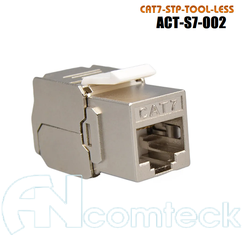 Thanh đấu nối mạng âm tường 24 cổng CAT7 FTP mã ACT-24S1U, ACT-S7-002 ANCOMTECK