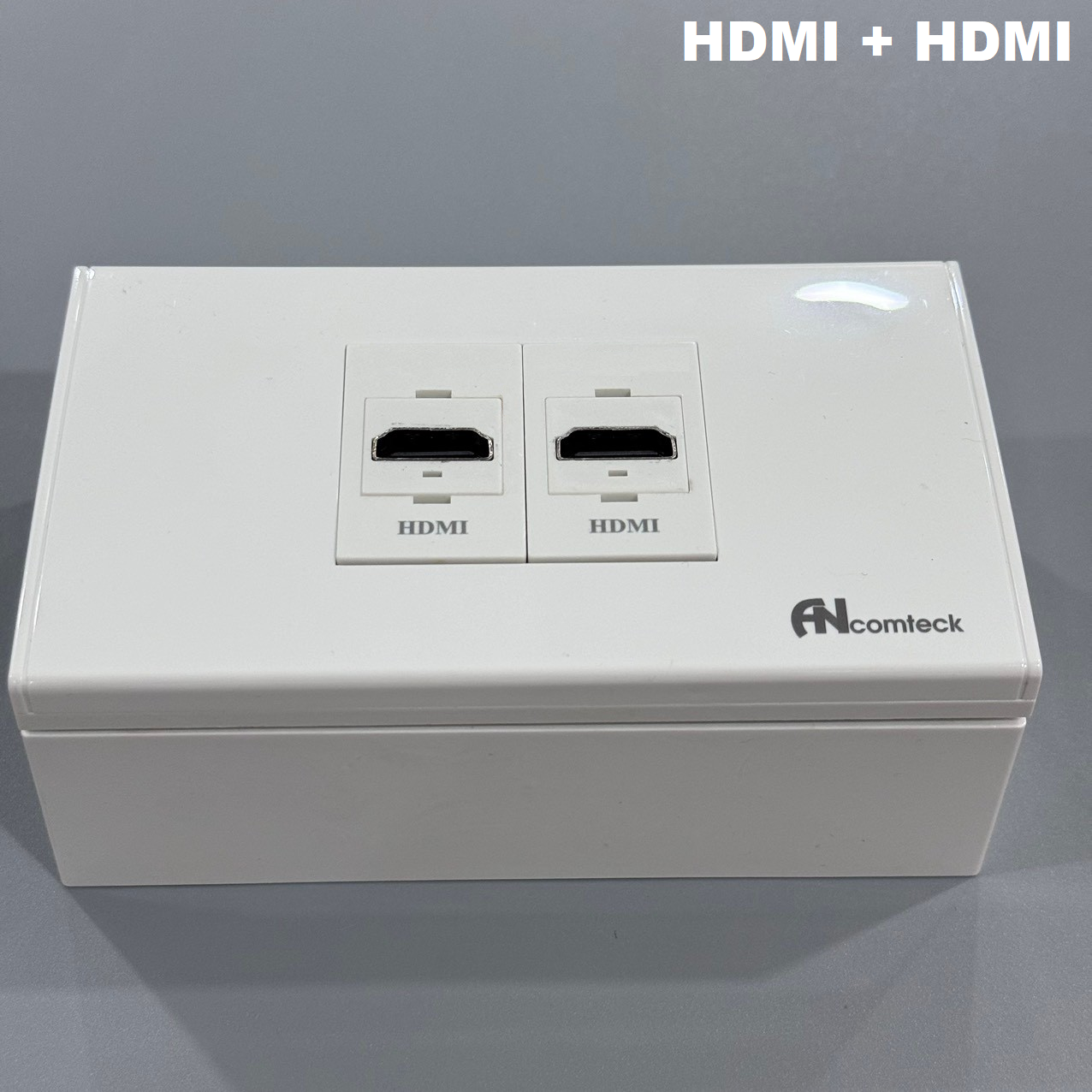 Bộ Outlet Wallplate 2 Port HDMI White