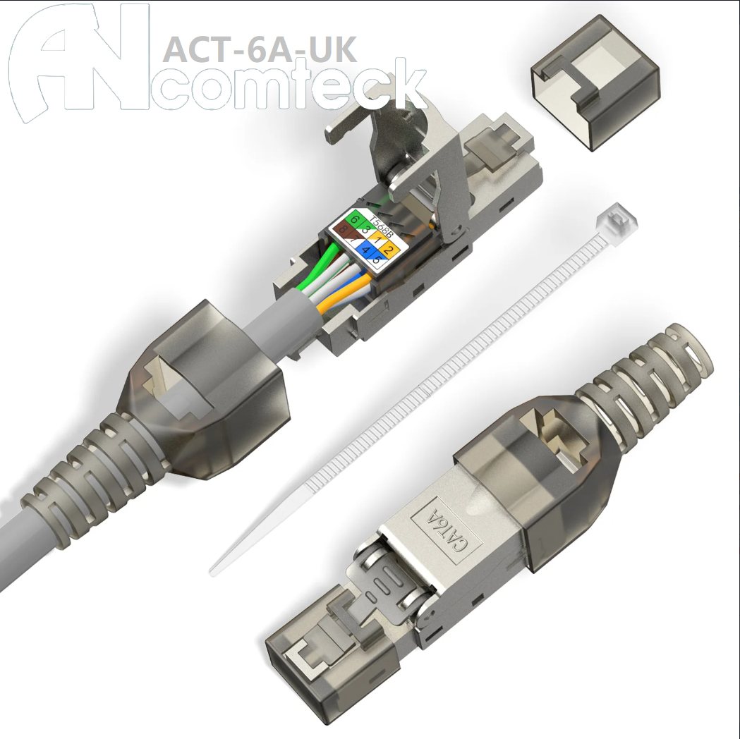 Hạt mạng CAT6A không dùng TOOL Ancomteck ACT-6A-UK