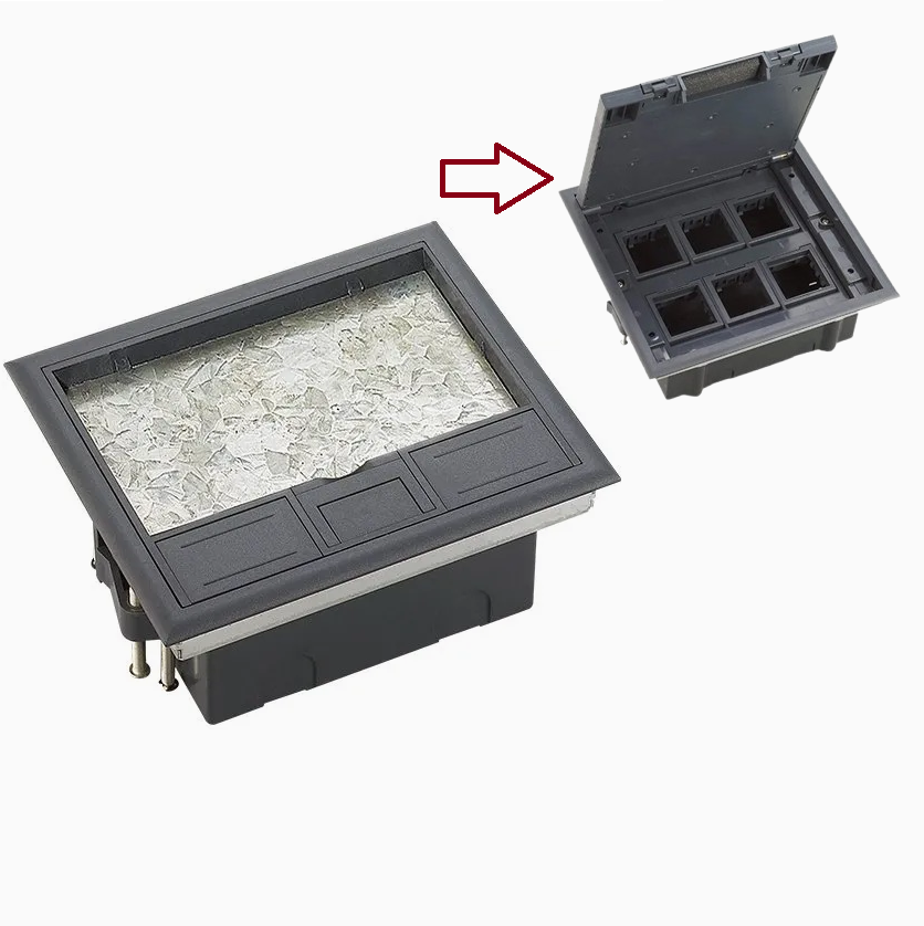 Hộp sàn 6 ngăn ACT-245P-12S