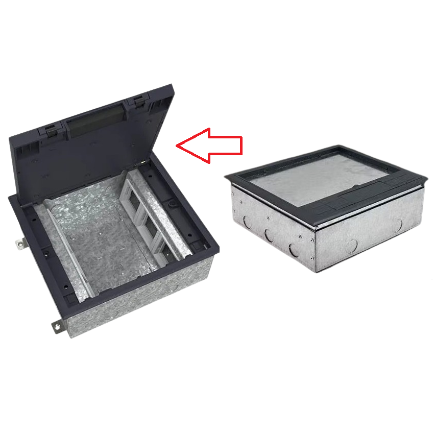 Hộp sàn 6 ngăn đế hợp kim ACT-1245P-12TC