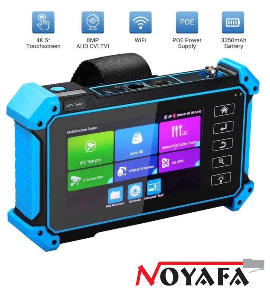 Máy kiểm tra camera CCTV NOYAFA NF-IPC715 hỗ trợ 4K