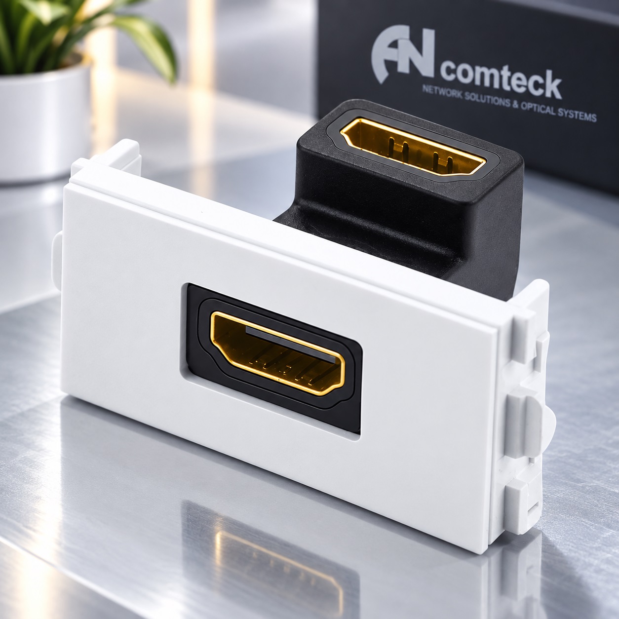Nhân HDMI âm tường gập Ancomteck, mã ACT-WH90-T128