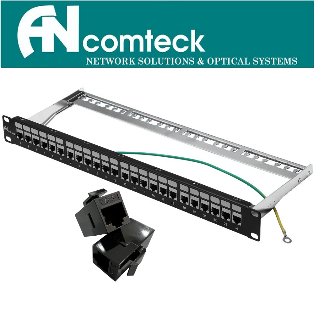 Thanh đấu nối mạng 24 cổng Cat5E UTP mã ACT-24S1U, ACT-5U-88 chính hãng ANCOMTECK
